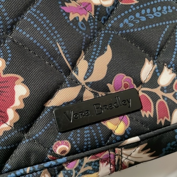 Vera Bradley Floral Boho Shoulder Satchel - Picture 9 of 11